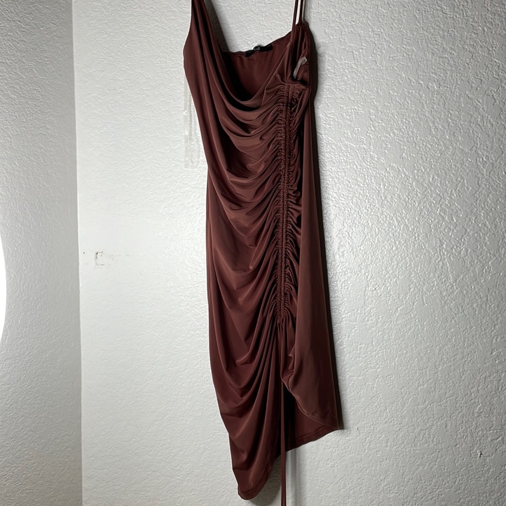 MUAVE FITTED DRESS